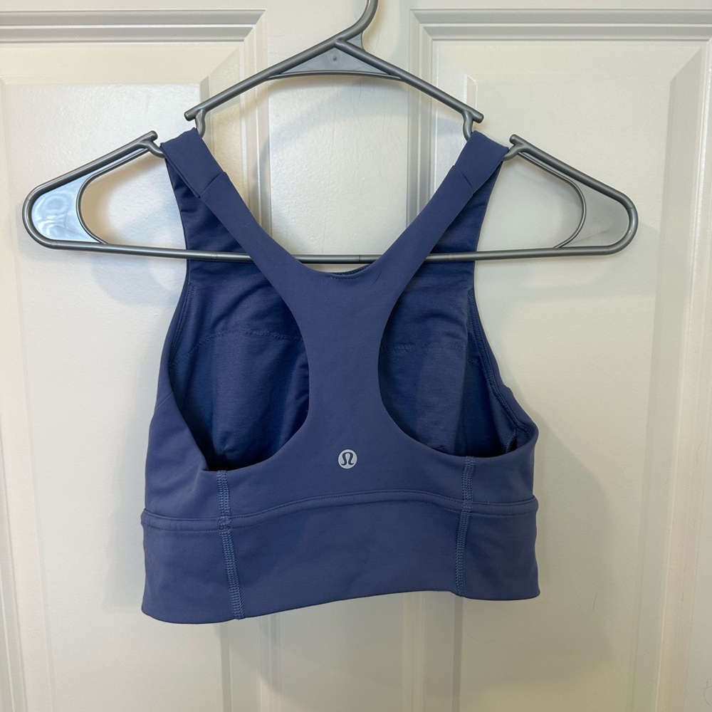 Lululemon wunder train longline bra C/D water drop size 6 - Picture 3 of 4